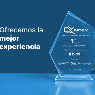 Bitel es líder en telefonía móvil en el CX Index 2025