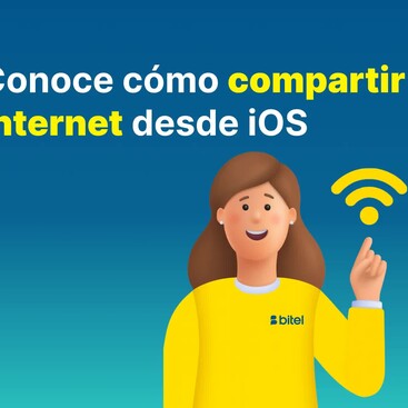 Conoce cómo compartir internet desde IOS
