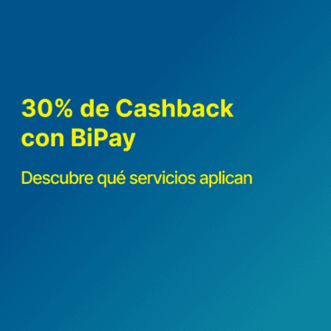 30% de cashback: Conoce qué servicios aplican