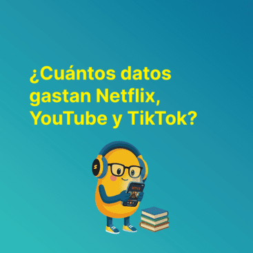 ¿Cuántos datos gastan Netflix, YouTube y TikTok? (Guía real 2026)