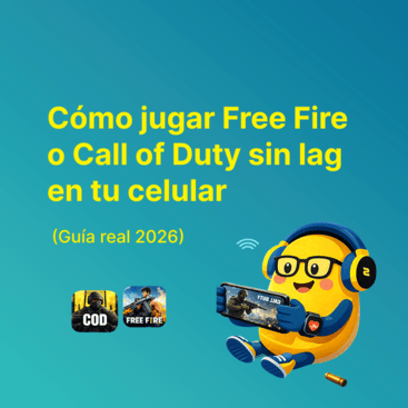 Cómo jugar Free Fire o Call of Duty sin lag en tu celular (Guía real 2026)