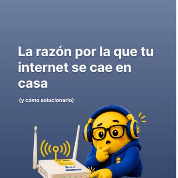 La razón por la que tu internet se cae en casa (y cómo solucionarlo)