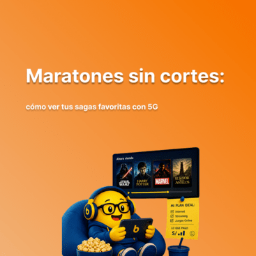 Maratones sin cortes: cómo ver tus sagas favoritas con 5G