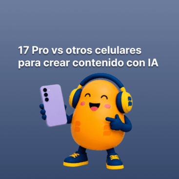 iPhone 17 Pro vs otros celulares para crear contenido con IA | Bitel