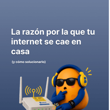 La razón por la que tu internet se cae en casa (y cómo solucionarlo)