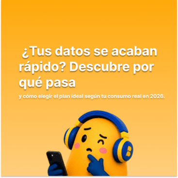 ¿Tus datos se acaban rápido? Descubre por qué pasa y cómo elegir el plan ideal según tu consumo real en 2026.
