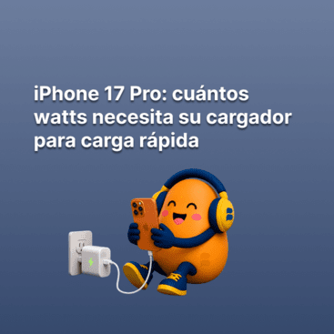 iPhone 17 Pro: cuántos watts necesita su cargador para carga rápida | Bitel