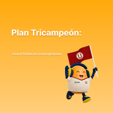 Plan Tricampeón: vive el fútbol sin interrupciones | Bitel