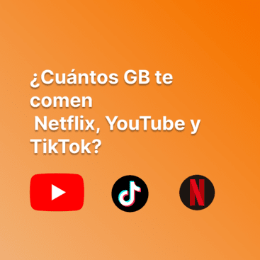 Netflix gasta 3 GB/hora, TikTok 1 GB: cuánto consumen en 2026