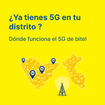 Cobertura 5G Bitel en Lima y Perú: dónde funciona en 2026