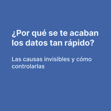 Por esto se te acaban los datos (y ni cuenta te das)
