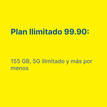 Plan Ilimitado 99.90 Bitel: 155 GB y 5G ilimitado 2026