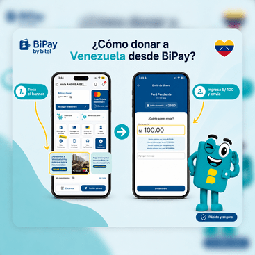 BiPay by Bitel y Perú Pendiente se unen para llevar ayuda solidaria a las familias de Venezuela