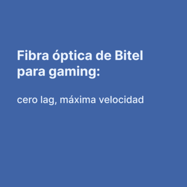 Fibra óptica de Bitel para gaming: latencia, ping y velocidad