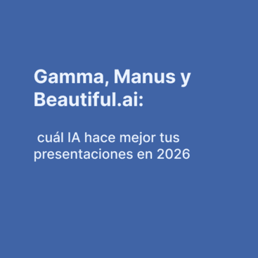 Gamma vs Manus vs Beautiful.ai: presentaciones con IA 2026