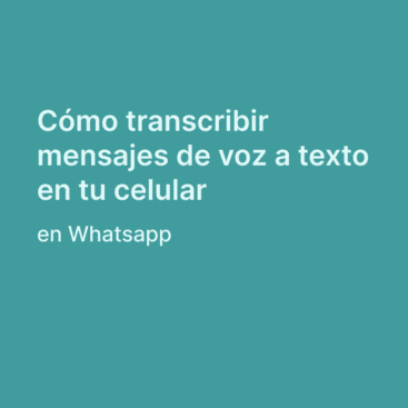 WhatsApp: cómo transcribir mensajes de voz a texto en tu celular