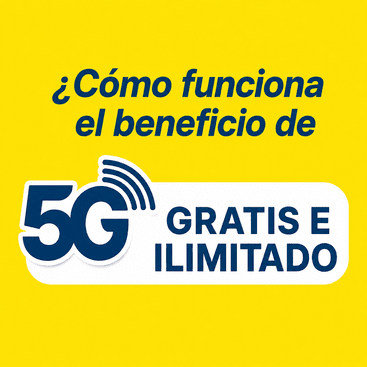 ¿Cómo funciona el beneficio de 5G gratis de Bitel?