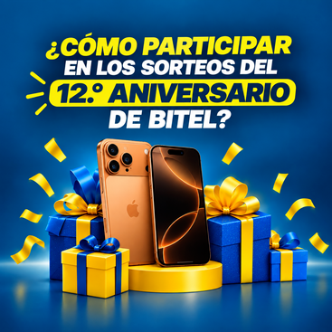 ¿Cómo participar en los sorteos del 12.° aniversario de Bitel?