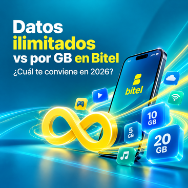 Datos ilimitados vs por GB en Bitel: cuál te conviene en 2026