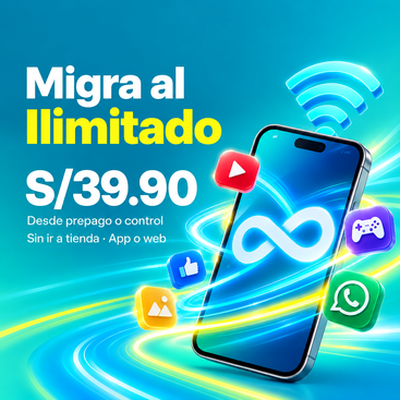 Cómo migrar al Plan Ilimitado 39.90 de Bitel