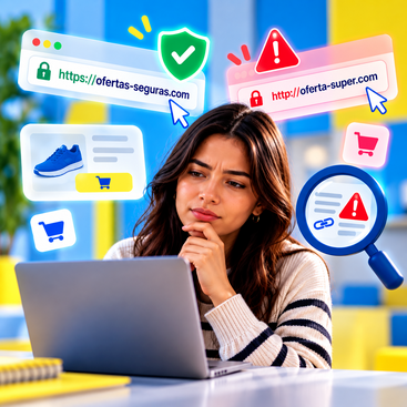 ¿Cómo detectar enlaces falsos antes de comprar por internet?