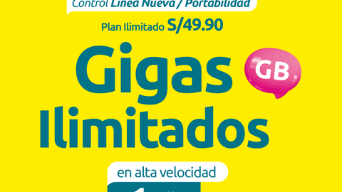 Promoción de Planes Ilimitado para Lima y Ucayali