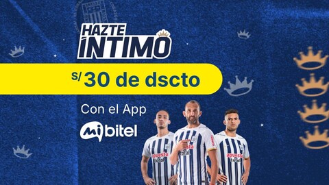 ¡Hazte Íntimo y disfruta de grandes beneficios con Bitel y Alianza Lima!