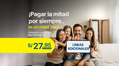 ¡Ahorra en tus lineas adicionales!