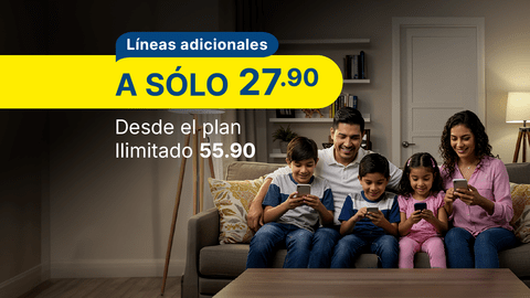 ¡Ahorra en tus lineas adicionales!