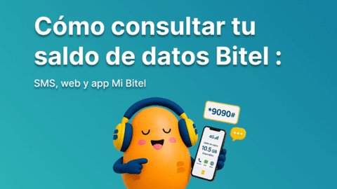 Cómo consultar tu saldo de datos Bitel: SMS, web y app Mi Bitel