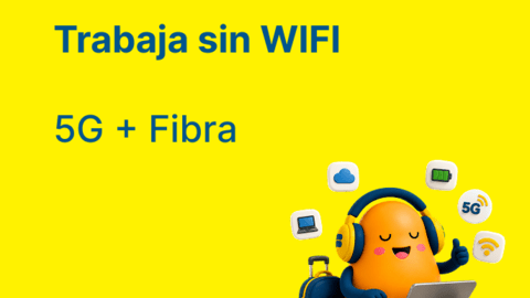 Trabajar sin WiFi: ¿5G o fibra óptica? | Bitel