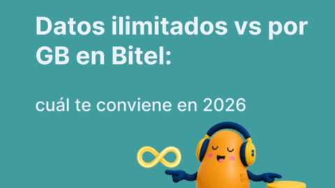Datos ilimitados vs por GB en Bitel: cuál te conviene en 2026