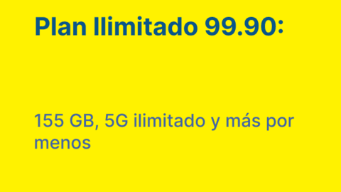 Plan Ilimitado 99.90 Bitel: 155 GB y 5G ilimitado 2026