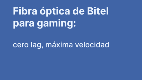 Fibra óptica de Bitel para gaming: latencia, ping y velocidad