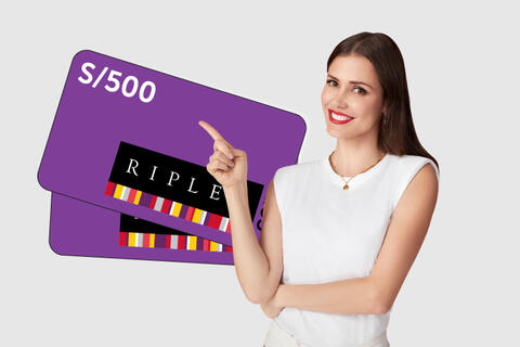 SORTEO DE 05 GIFT CARDS DE S/500 DE RIPLEY