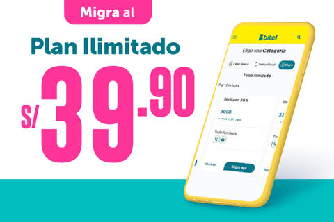 Migración al plan Ilimitado 39.90