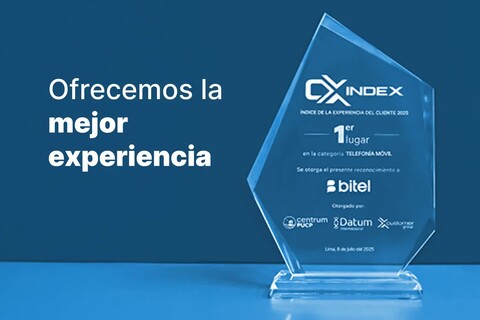 Bitel es líder en telefonía móvil en el CX Index 2025