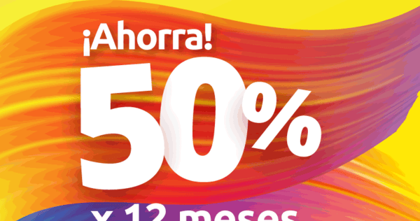 ¡Ahora tus líneas adicionales con 50% de descuento!