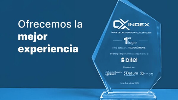 Bitel es líder en telefonía móvil en el CX Index 2025