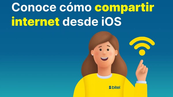Conoce cómo compartir internet desde IOS