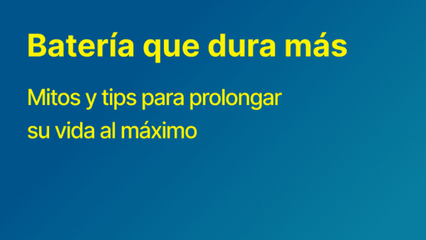 Cómo prolongar la vida útil de la batería de tu celular