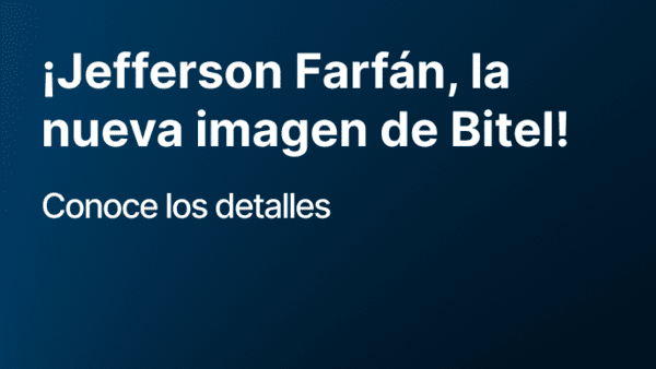 ¡Jefferson Farfán, la nueva imagen de Bitel!