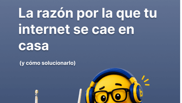 La razón por la que tu internet se cae en casa (y cómo solucionarlo)