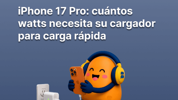 iPhone 17 Pro: cuántos watts necesita su cargador para carga rápida | Bitel