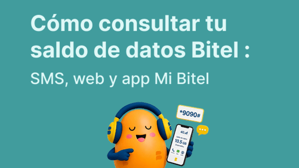 Cómo consultar tu saldo de datos Bitel: SMS, web y app Mi Bitel