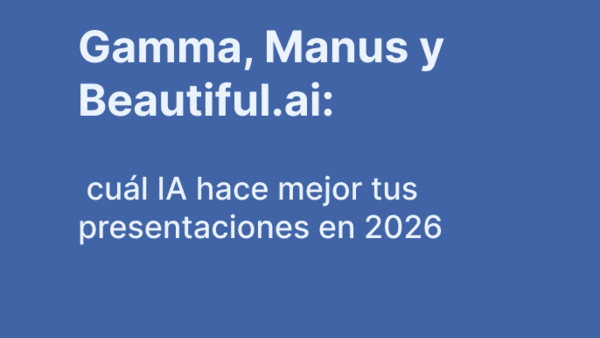 Gamma vs Manus vs Beautiful.ai: presentaciones con IA 2026