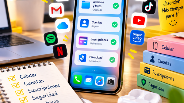 10 puntos para ordenar tu celular, cuentas y suscripciones antes de fin de año