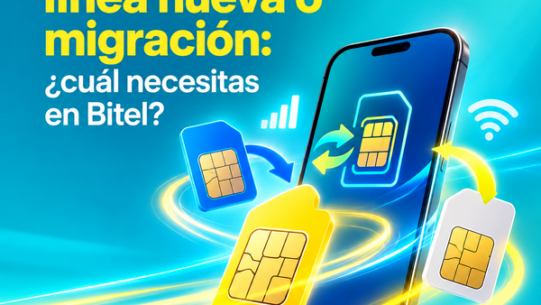 Portabilidad, línea nueva o migración: ¿qué opción elegir en Bitel?
