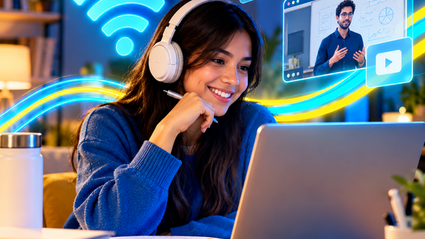 Estudiar en línea sin interrupciones: 5G y la educación del futuro