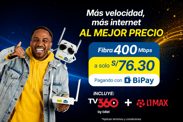 TV360 y L1MAX CON Fibra hogar